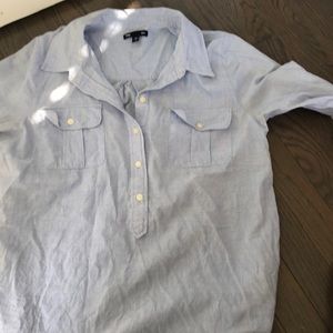 Denim style cotton blue shirt from the Gap